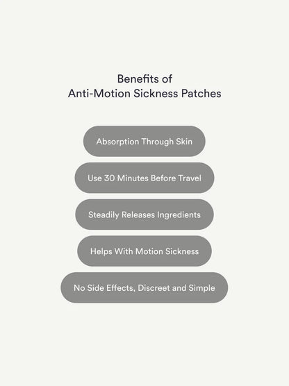 Anti motion Sickness Patches
