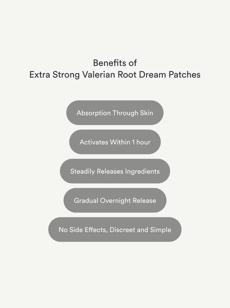 Dream Patches Valerian Root - Extra Strong