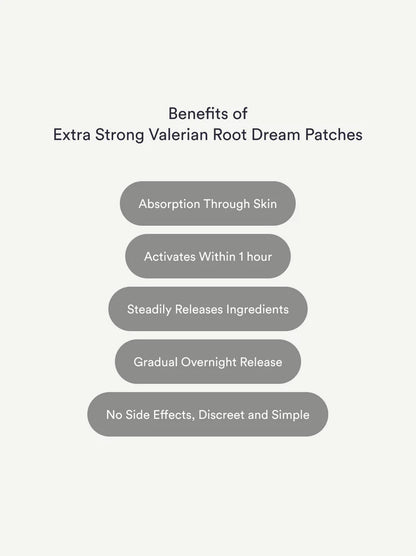 Dream Patches Valerian Root - Extra Strong