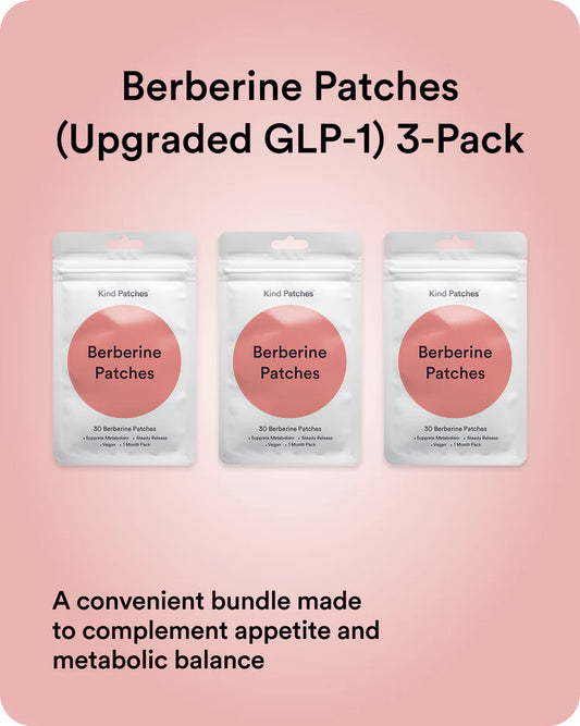 Berberine Patches Upgraded GLP-1 3-Pack